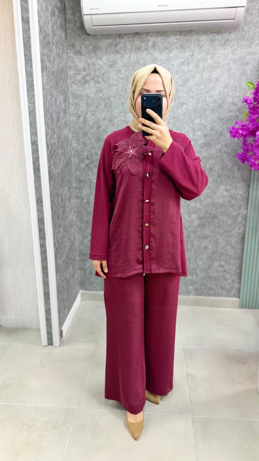 9762 AHSEN Pantolon takım